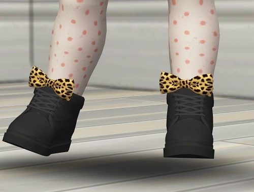 RUKISIMS BOW SNEAKERS KIDS AND TODDLER at REDHEADSIMS