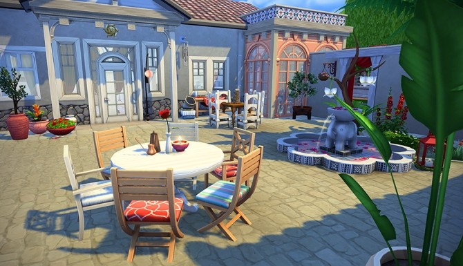 La Cour des Roses house by Rope at Simsontherope - The Sims 4 Catalog