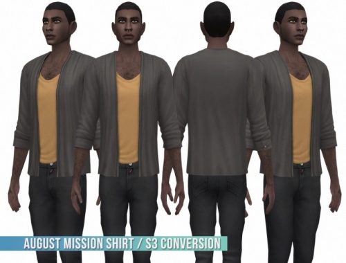August Mission Shirt S3 Conversion at Busted Pixels