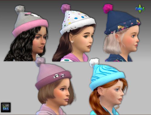 Winter jackets and hats for girls by Mabra at Arte Della Vita