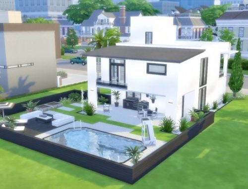 Modern House 43 at Via Sims