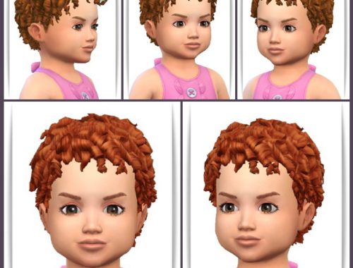 Shorty Curls Kids &Toddler Hair at Birksches Sims Blog