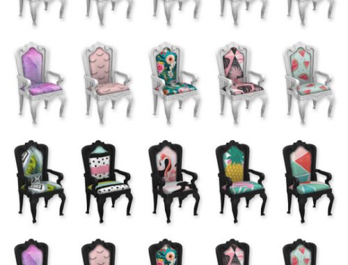 Modern Gothic Dining Chair at SimPlistic