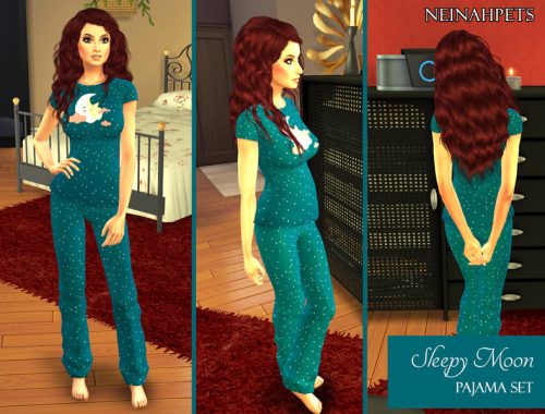Sleepy Moon Pajama Set