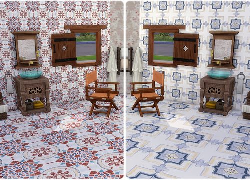 Palermo Wall Tiles at Annett’s Sims 4 Welt