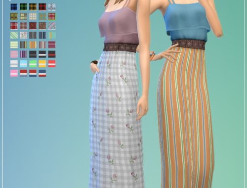 Boho Dress (2018) by Standardheld at SimsWorkshop