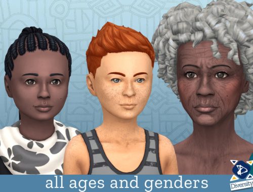 Freckles and moles for all skin colors
