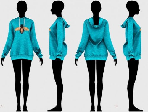 Olivia Sweater at Daisy Pixels