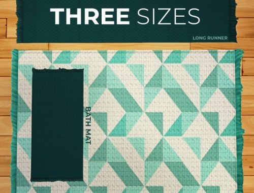 CAROLINE RUGS, ADAMSKA SPECIAL Flowers & THE FOILS SET at Pleyita