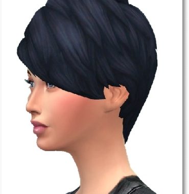 Slashed Hair Short Bangs