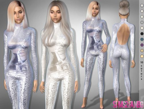 376 - Emanuela Sequin Jumpsuit