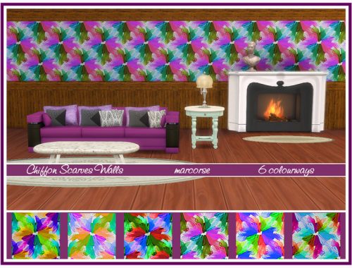 Chiffon Scarves Walls_marcorse