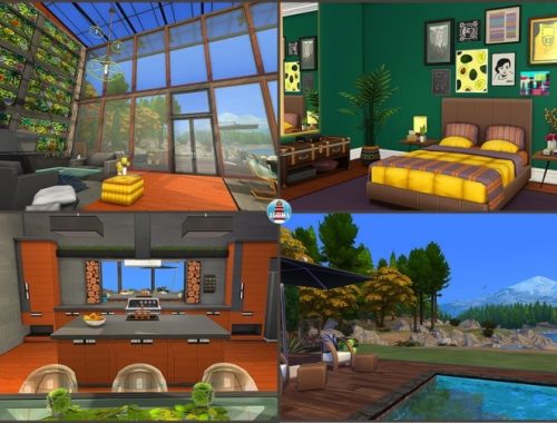 Modern Wood house by Waterwoman at Akisima
