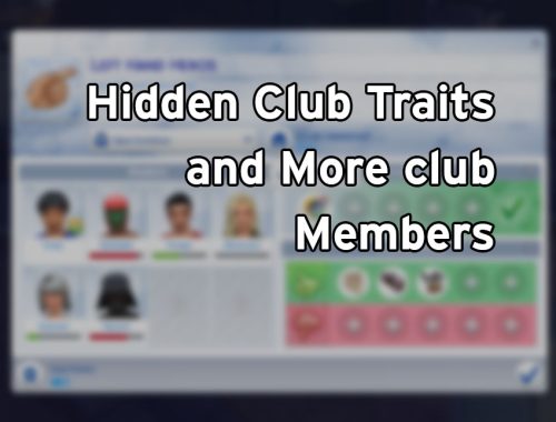 Hidden Club Traits and More members