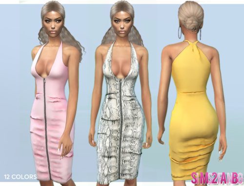 393 - Zip Front Dress