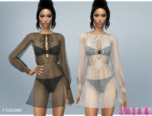399 - Transparent Net Dress