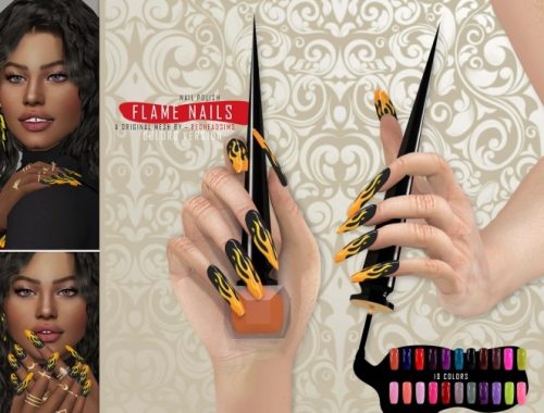 MINI COLLETION NAILS by Thiago Mitchell at REDHEADSIMS