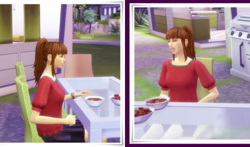 Lina?s Ponytail and Bangs hair