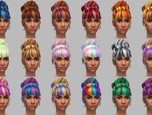 Bubblegum Hairs at Saurus Sims