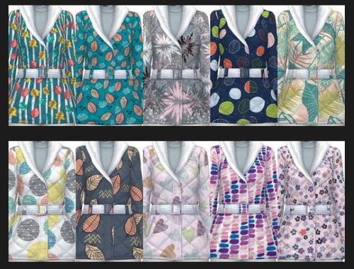 Winter Jacket Recolors at Annett’s Sims 4 Welt