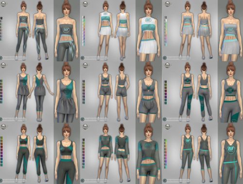 Wellness Dry feet leggings and top 3 by jomsims
