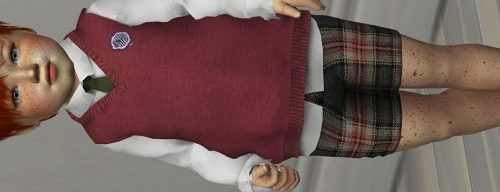 ELZA PARTY HAIR KIDS AND TODDLER VERSION by Thiago Mitchell at REDHEADSIMS