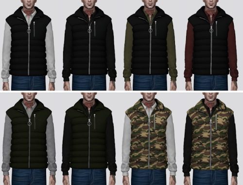 Puffer Vest V1 at Darte77