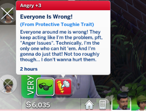 Ts4 ?Tough Protector? Trait!