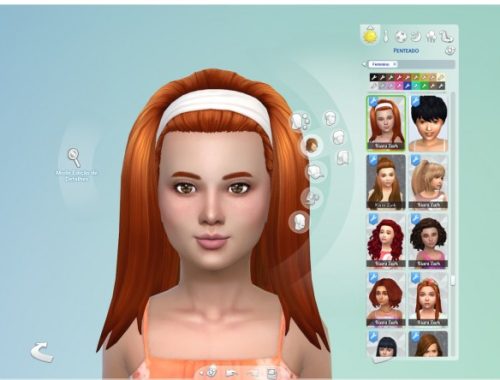 Frances Hair retextured for girls