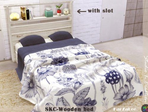 SKC Wooden bed at Studio K-Creation