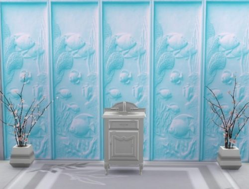 3D fish wall paint at Trudie55