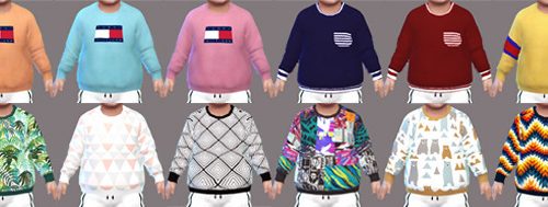 Sweaters Toddler at Descargas Sims
