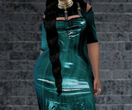 Latex long dress & Cap at FusionStyle by Sviatlana