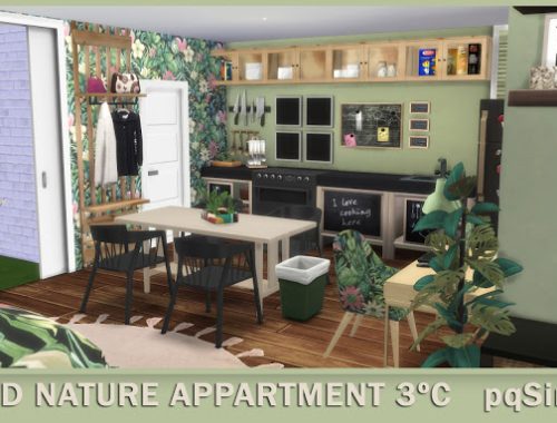 3º C Wild Nature Apartment at pqSims4