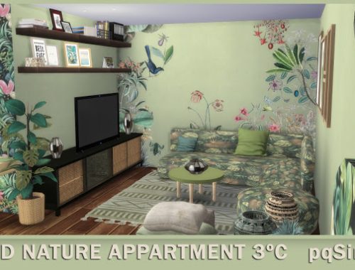 3º C Wild Nature Apartment at pqSims4