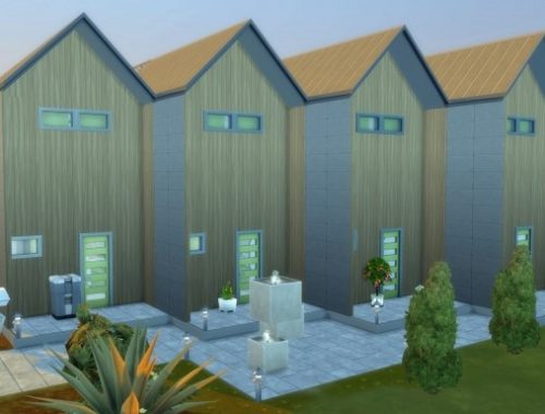 4 tinyhouses no CC by Velouriah at Mod The Sims