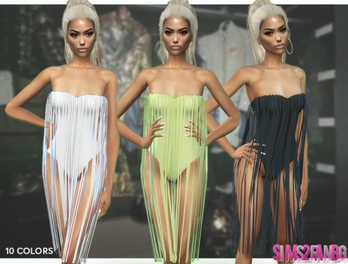 401 - Fringed Dress