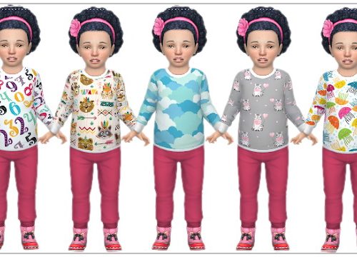 Toddlers Shirts Misc at Annett’s Sims 4 Welt