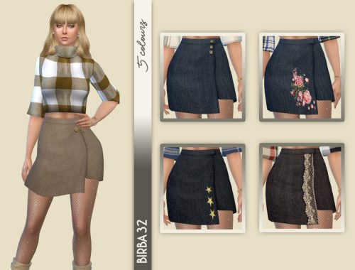 Asymmetric Skirt
