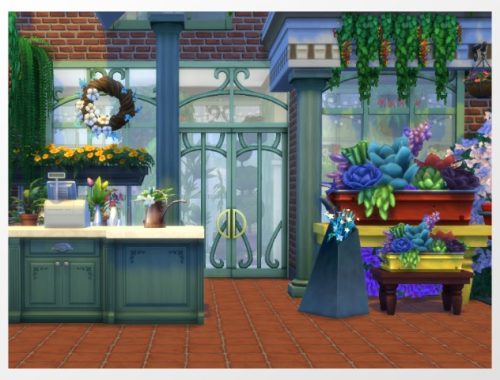 Flower Shop by Oldbox at All 4 Sims