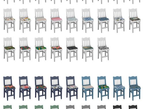 Rifle Paper Kitchen Stools at SimPlistic