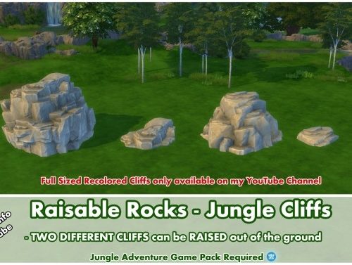 Raisable Rocks Jungle Cliffs by Bakie
