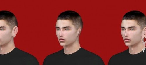 CROSS CHAIN EAR PLUG 4 VERSIONS + NO EAR PRESETS at REDHEADSIMS