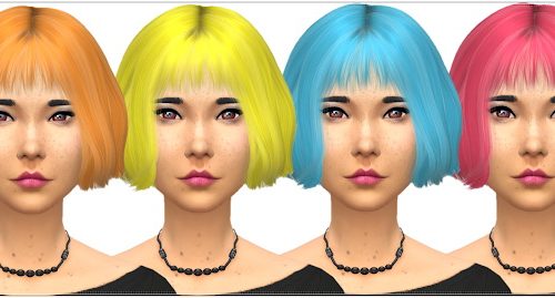 Wings Hair OE1006 Recolors at Annett’s Sims 4 Welt