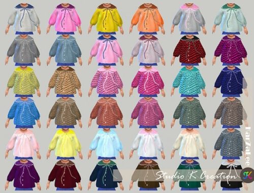 Collar tops for toddler at Studio K-Creation
