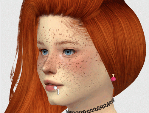 UPPER AND LOWER LIPS SLIDER by Thiago Mitchell at REDHEADSIMS