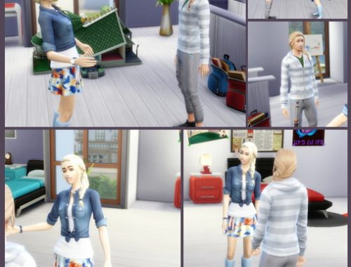 Chrissy’s and Christian’s SideBraid Hair at Birksches Sims Blog