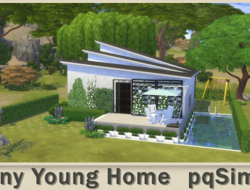 Tiny Young Home at pqSims4