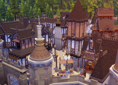 Fantasy Medieval Castle at Akai Sims – kaibellvert