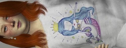 ADE ZOE Hair KIDS AND TODDLER VERSION at REDHEADSIMS – Coupure Electrique